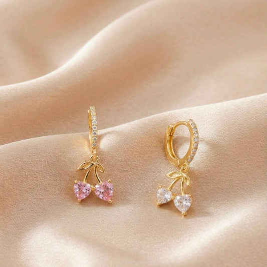 Berry Kiss - Zirkon Taşlı Halka Tragus Helix Lobe Conch Rook Cerrahi Çelik Piercing