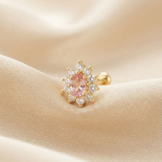 Petal Glow - Piercing Helix Tragus Lob Kıkırdak