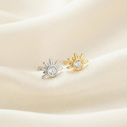 Half Sun - Piercing Helix Tragus Lob Kıkırdak