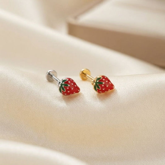 Strawberry - Piercing Helix Tragus Lob Kıkırdak